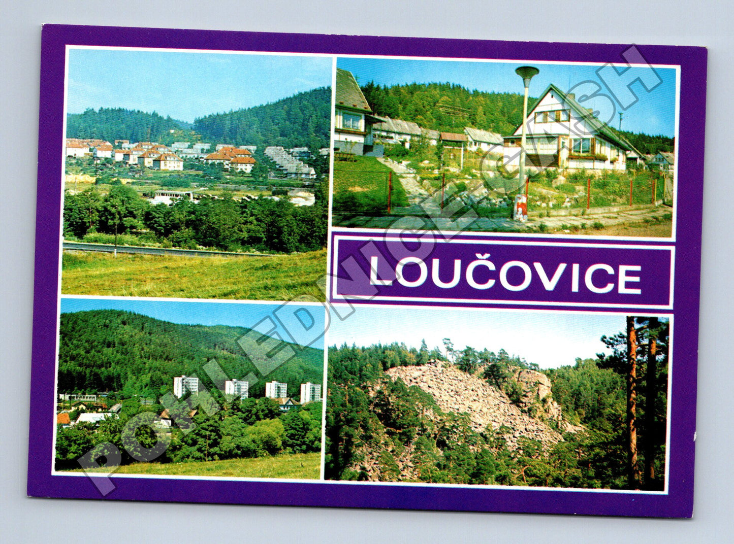 Pohlednice Loučovice více pohledů (M34933)