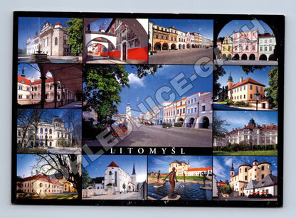 Pohlednice Litomyšl koláž motivů (M34948)