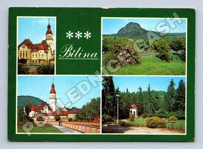 Pohlednice Bílina různé pohledy (M34950)