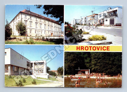 Pohlednice Hrotovice s více motivy 1988 (M34954)