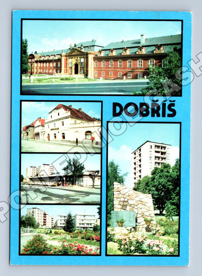 Pohlednice Dobříš různé pohledy 1980 (M34956)