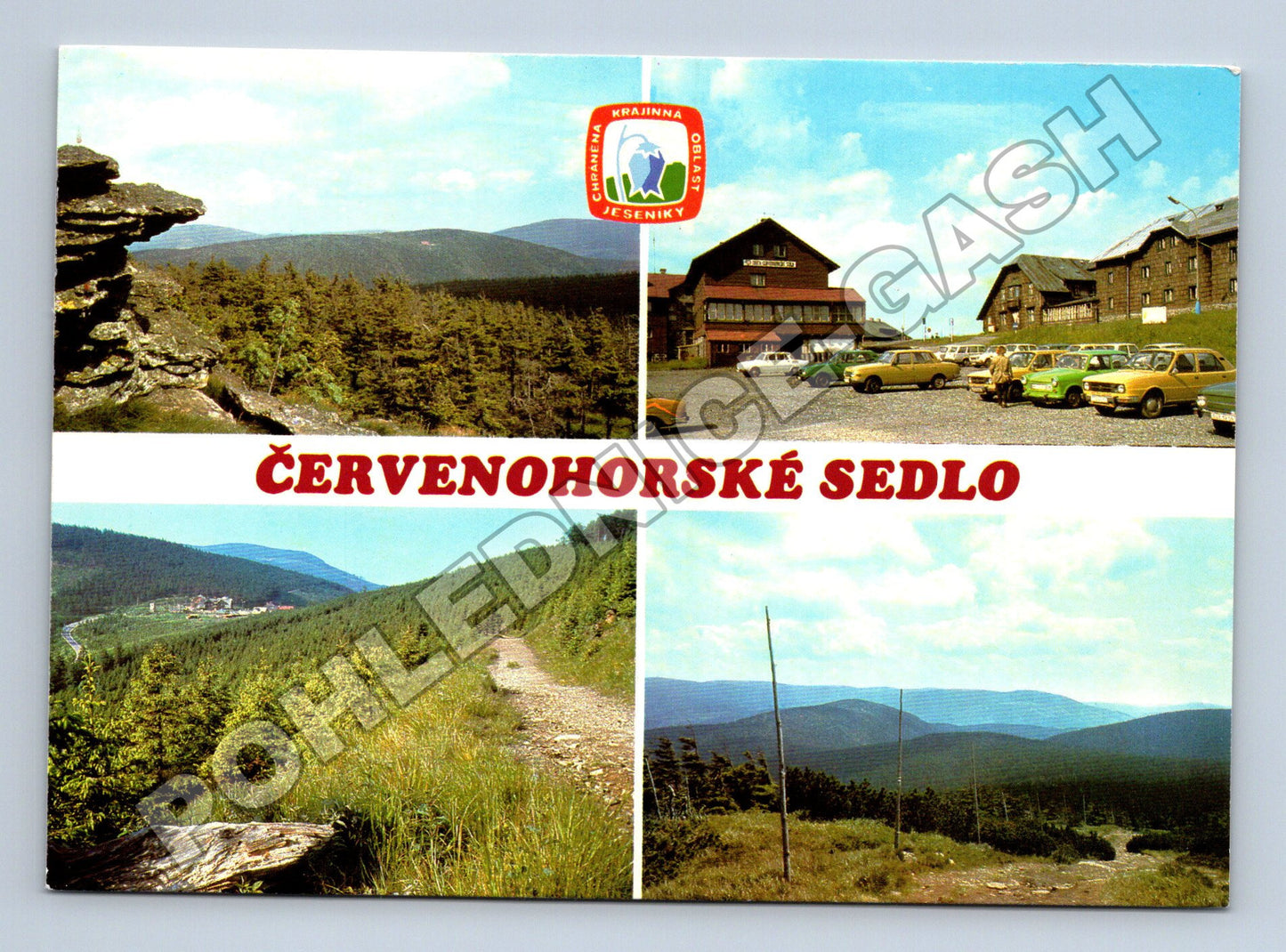 Pohlednice Červenohorské sedlo Jeseníky 1989 (M34965)