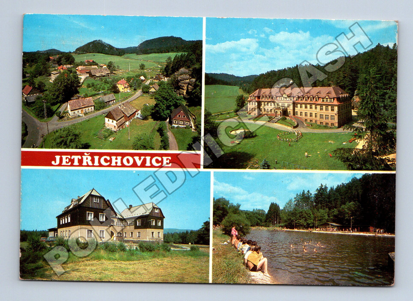 Pohlednice Jetřichovice více motivů 1980 (M34973)