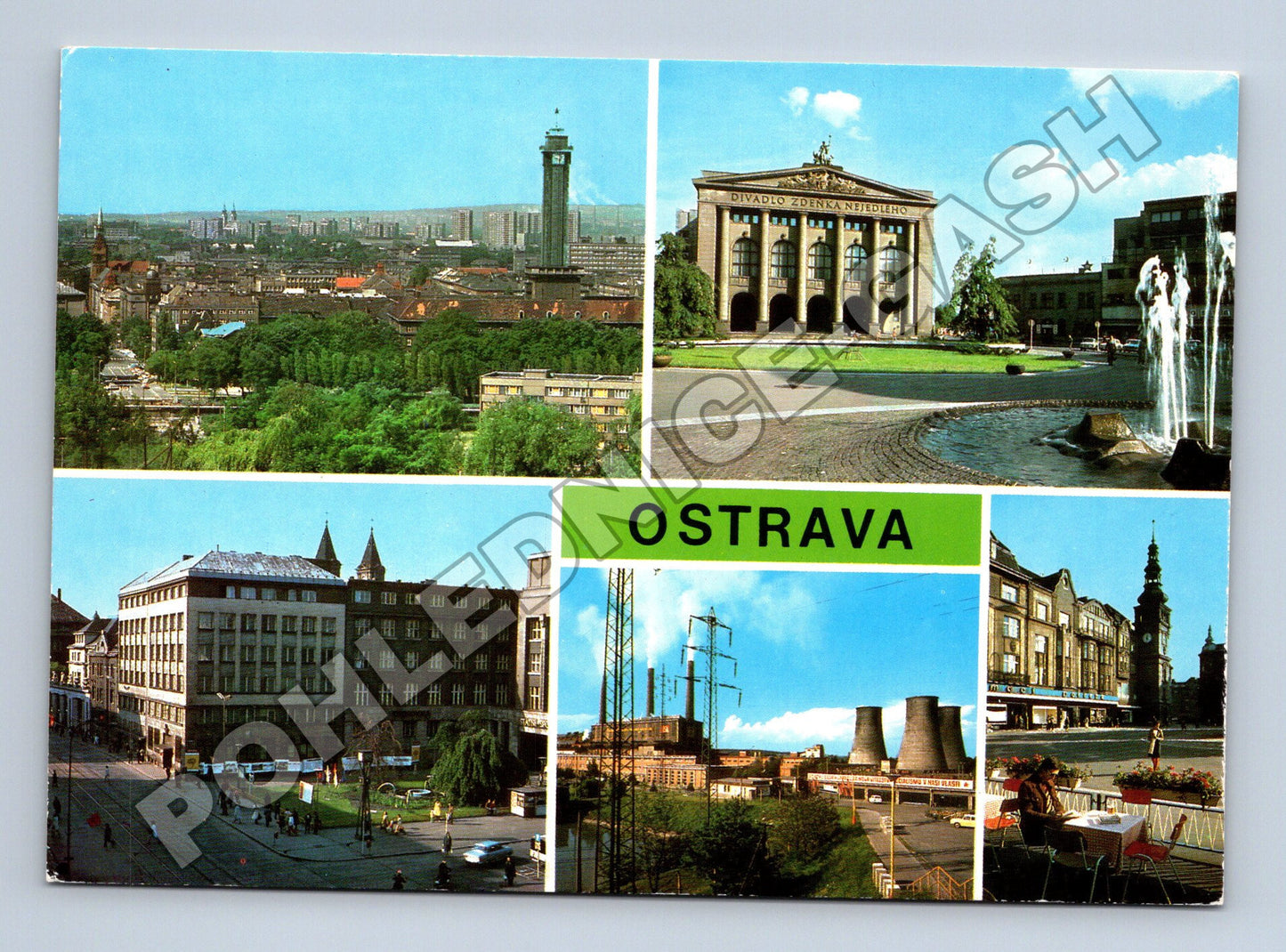 Pohlednice Ostrava různé motivy (M34978)