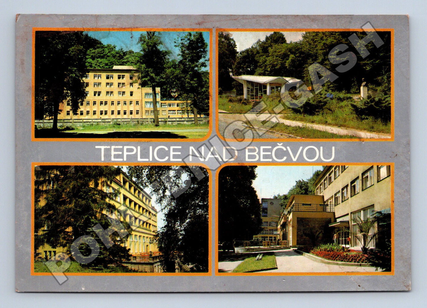 Pohlednice Teplice nad Bečvou lázně 1989 (M34981)