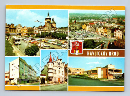 Pohlednice Havlíčkův Brod městské pohledy 1976 (M34990)
