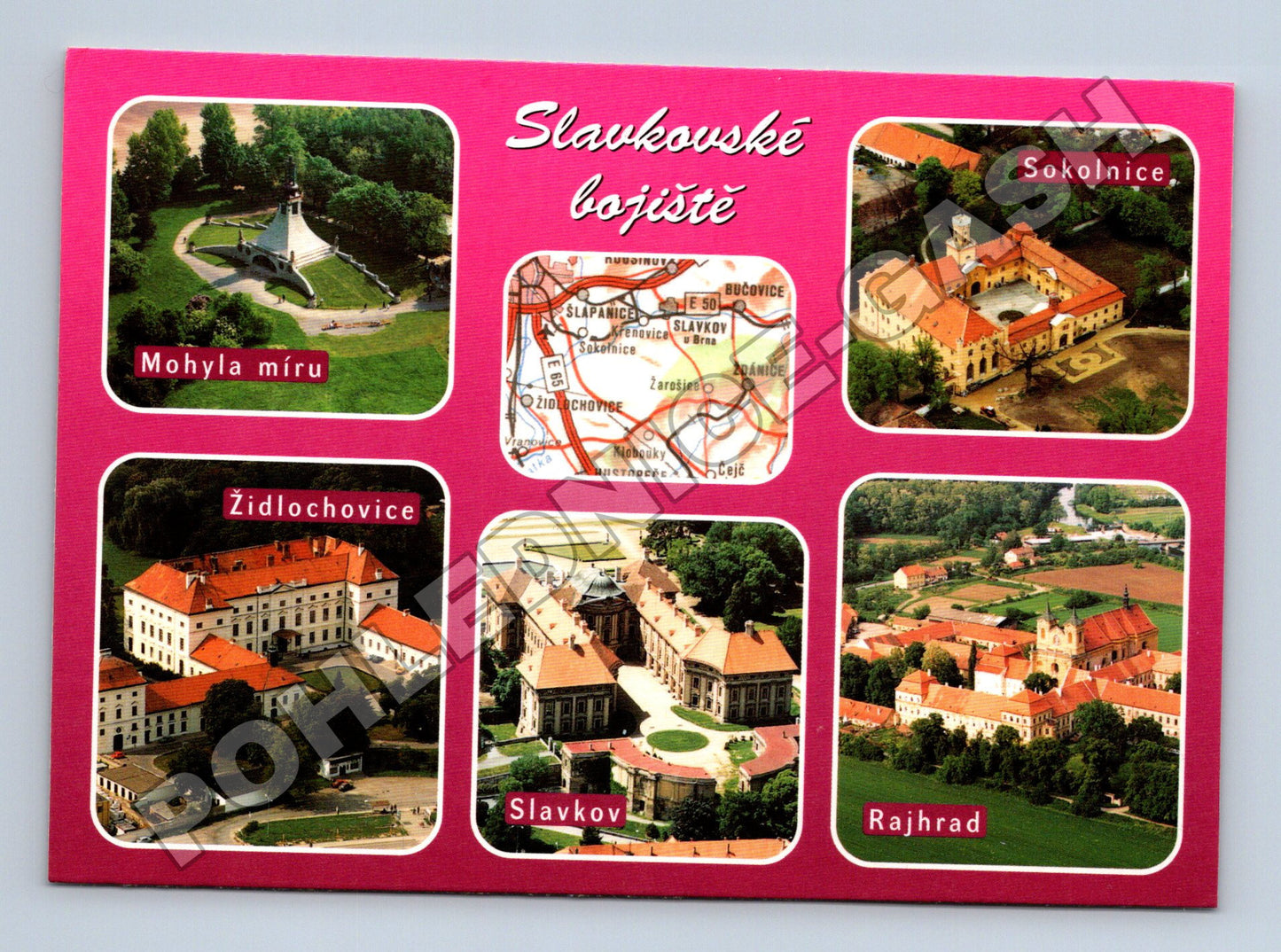 Pohlednice Slavkovské bojiště a okolí (M34996)