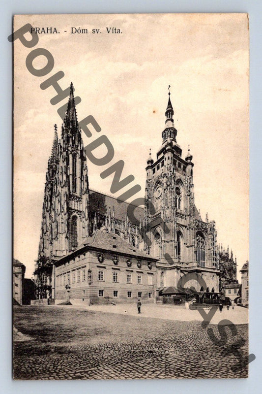 Pohlednice Praha dóm svatého Víta stará (M350)