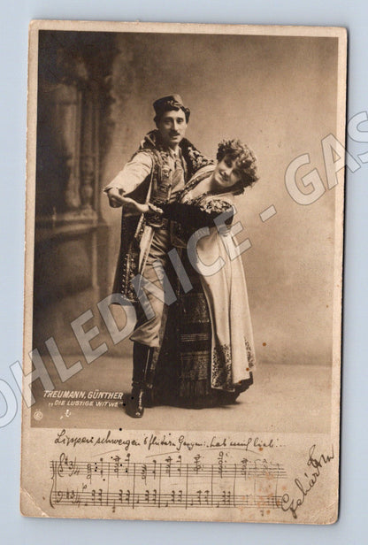 Pohlednice Treumann Günther Vídeň divadlo (M3500)