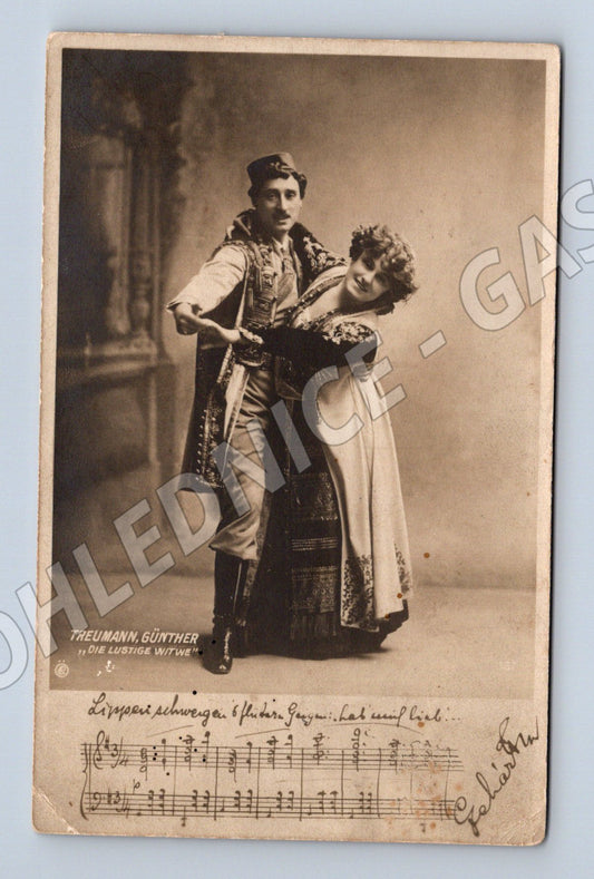 Pohlednice Treumann Günther Vídeň divadlo (M3500)