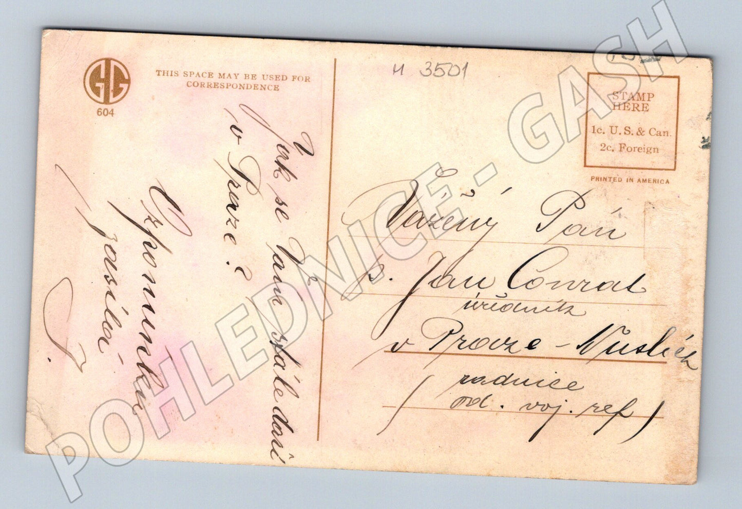 Pohlednice Fired 1911 Gutmann Amerika (M3501)