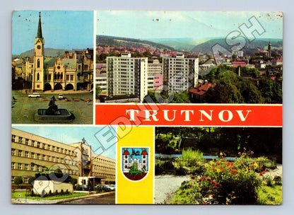 Pohlednice Trutnov koláž města 1968 (M35011)