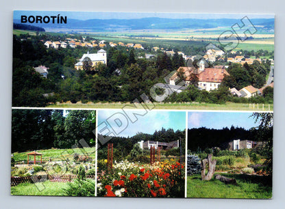 Pohlednice Borotín celkový pohled arboretum (M35014)