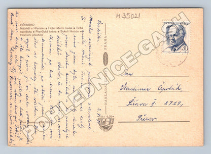Pohlednice Hřensko koláž záběrů 1965 (M35021)