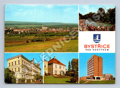 Pohlednice Bystřice pod Hostýnem různé pohledy 1974 (M35023)