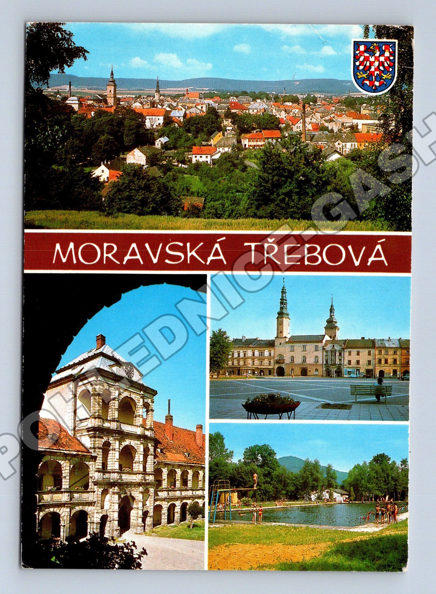 Pohlednice Moravská Třebová město zámek 1966 (M35024)