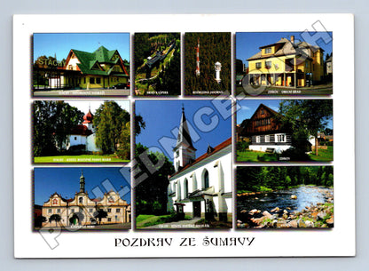Pohlednice Šumava vícepohledová 2014 (M35037)