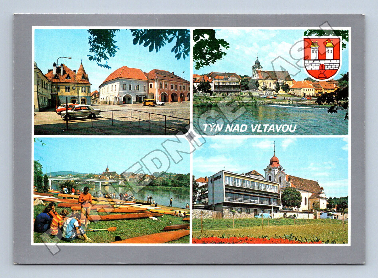 Pohlednice Týn nad Vltavou multi-view (M35039)