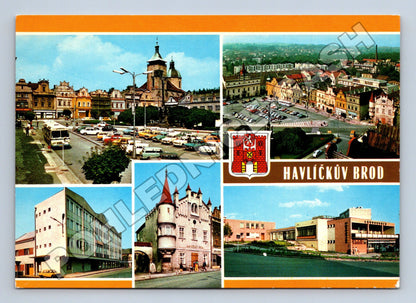 Pohlednice Havlíčkův Brod různé pohledy 1970 (M35044)