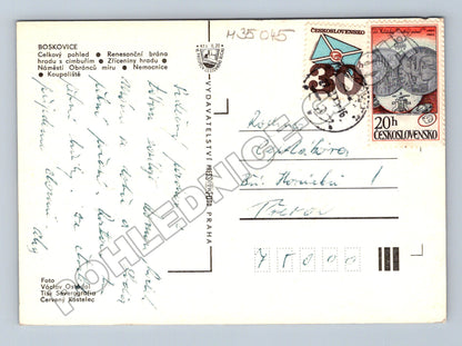 Pohlednice Boskovice více záběrů 1967 (M35045)