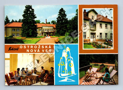 Pohlednice Ostrožská Nová Ves lázně 1971 (M35046)