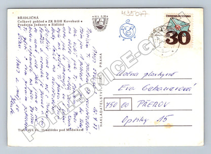 Pohlednice Břidličná více motivů cca 1970 (M35047)