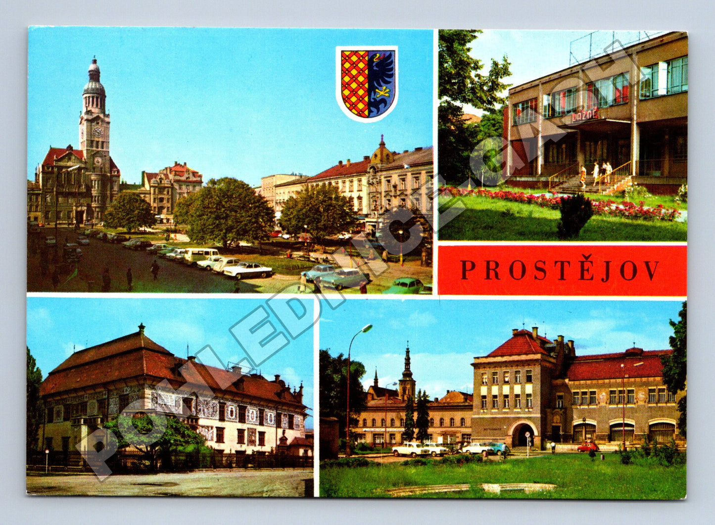 Pohlednice Prostějov městské motivy (M35051)