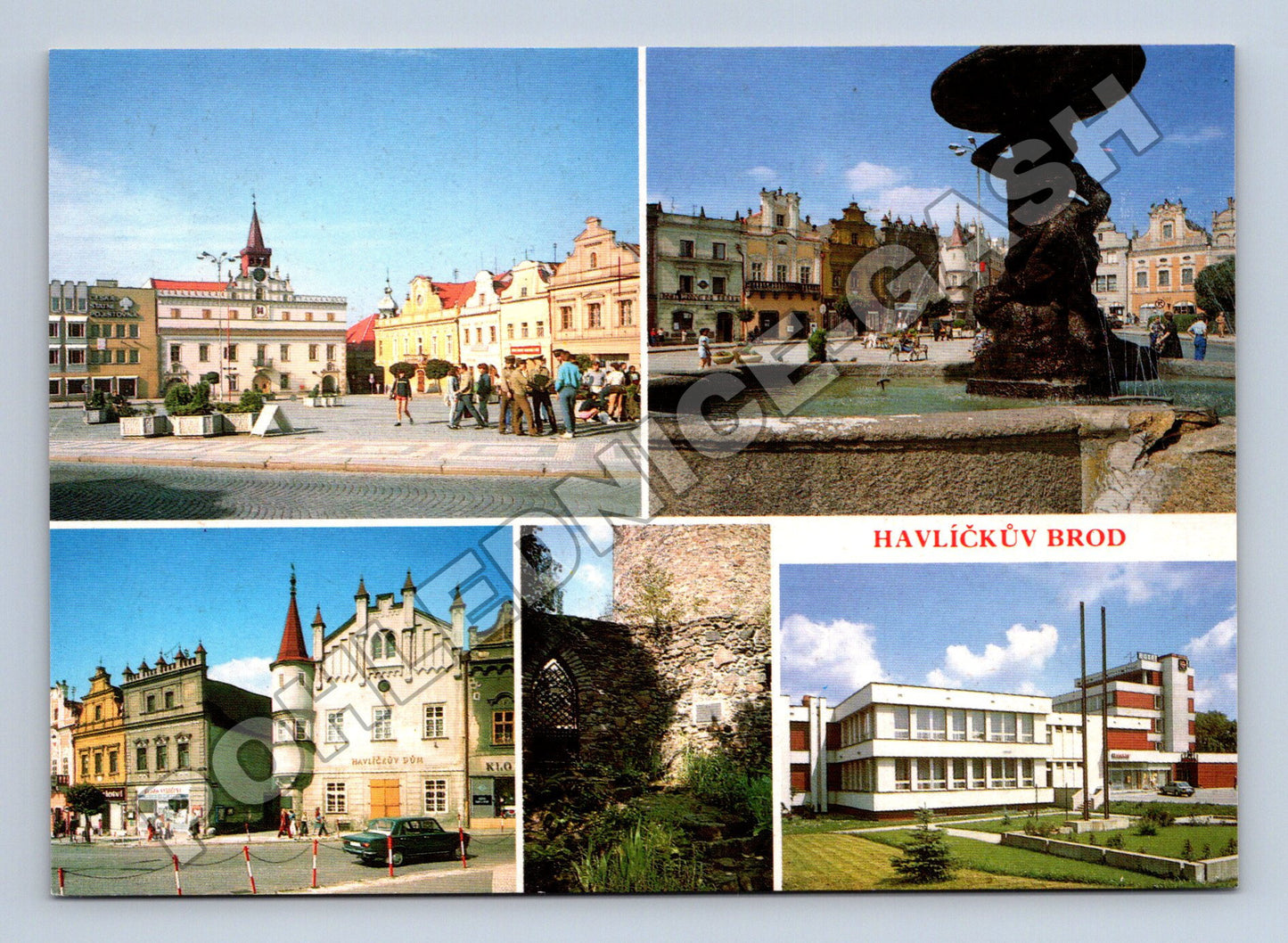 Pohlednice Havlíčkův Brod multi-pohled (M35057)