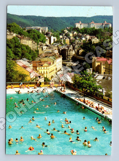 Pohlednice Karlovy Vary Koupaliště Thermal (M35067)