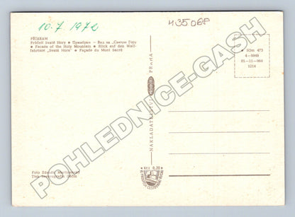 Pohlednice Příbram Svatá Hora Pročelí 1978 (M35068)