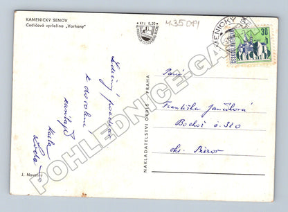 Pohlednice Kamenický Šenov Panská skála Varhany (M35081)