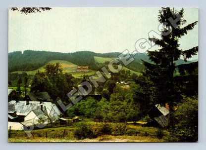 Pohlednice Velké Karlovice střed obce (M35083)