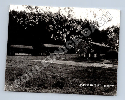 Pohlednice Trpísty budovy u lesa (M35097)