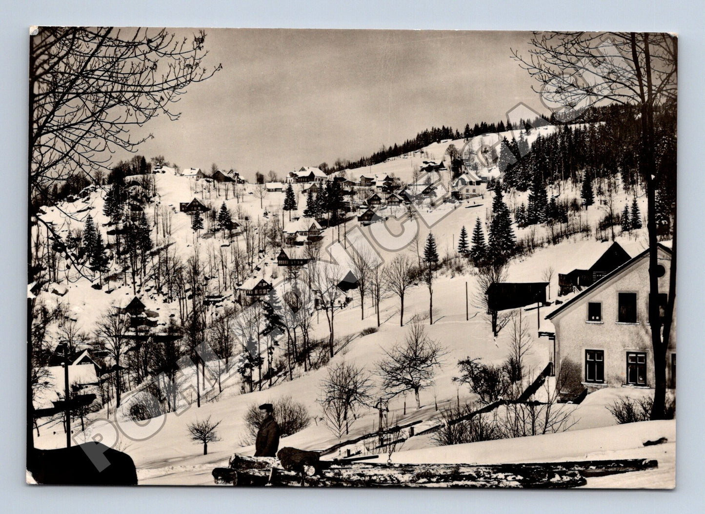 Pohlednice Josefův Důl u Jablonce n. Nisou zimní krajina (M35102)