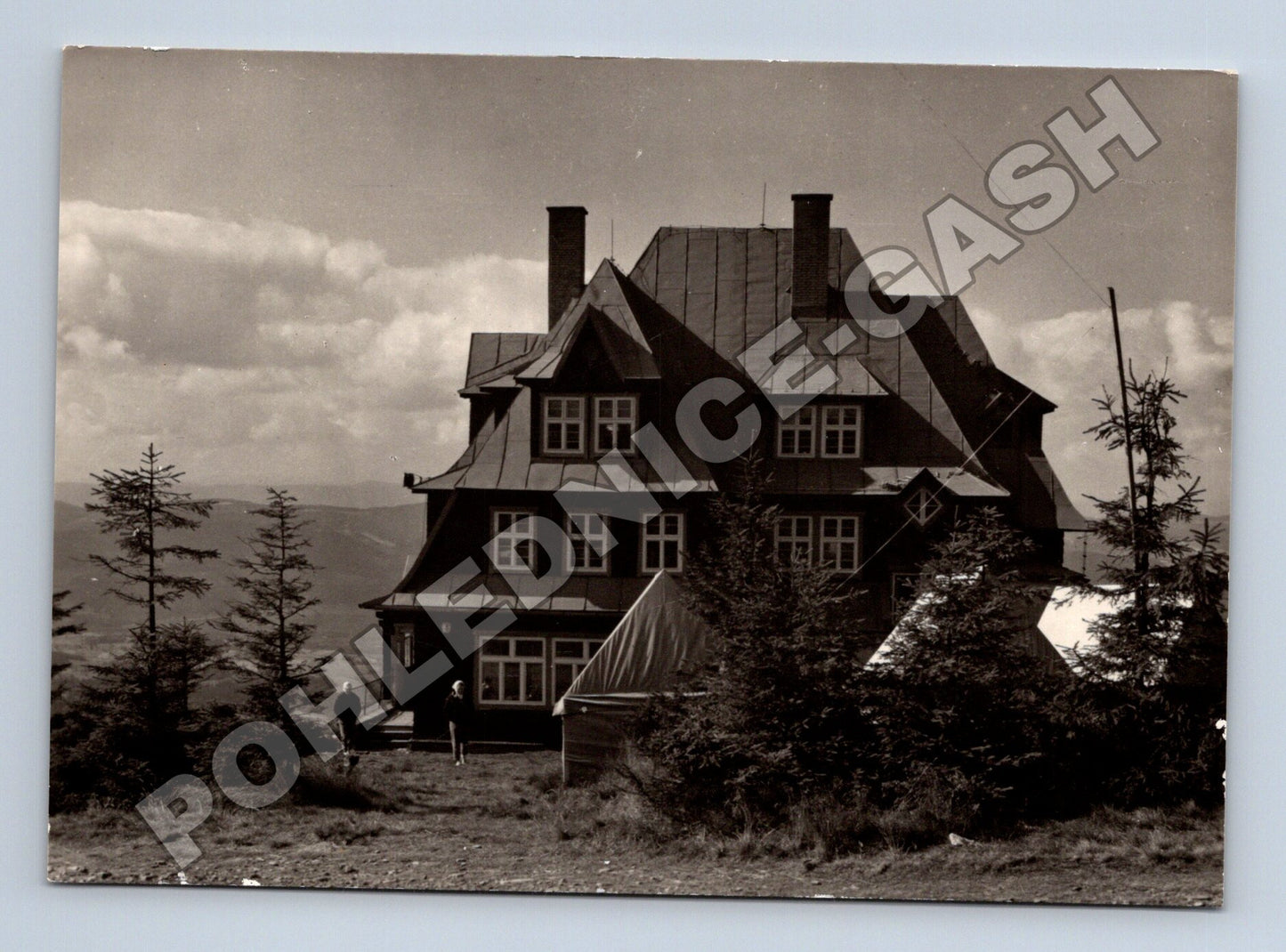 Pohlednice Beskydy Radhošť hotel Radegast 1951 (M35104)