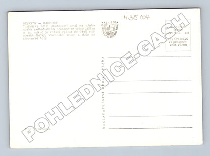 Pohlednice Beskydy Radhošť hotel Radegast 1951 (M35104)
