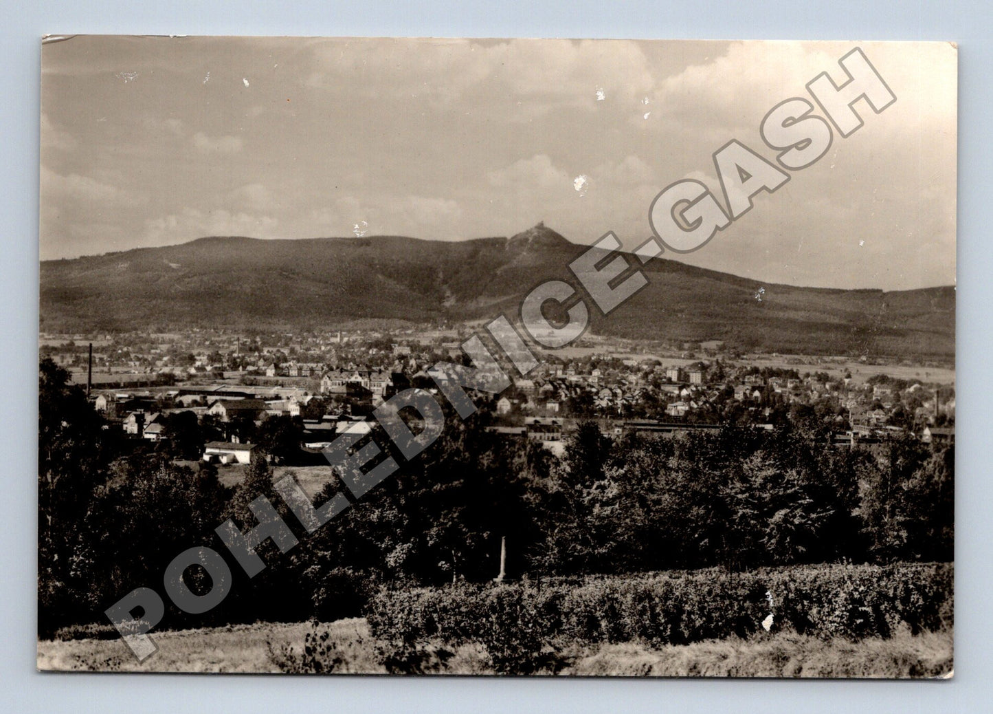 Pohlednice Liberec panorama Ještěd (M35108)