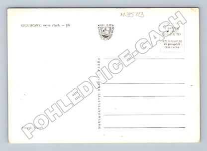 Pohlednice Chlumčany bytové domy 1960 (M35113)