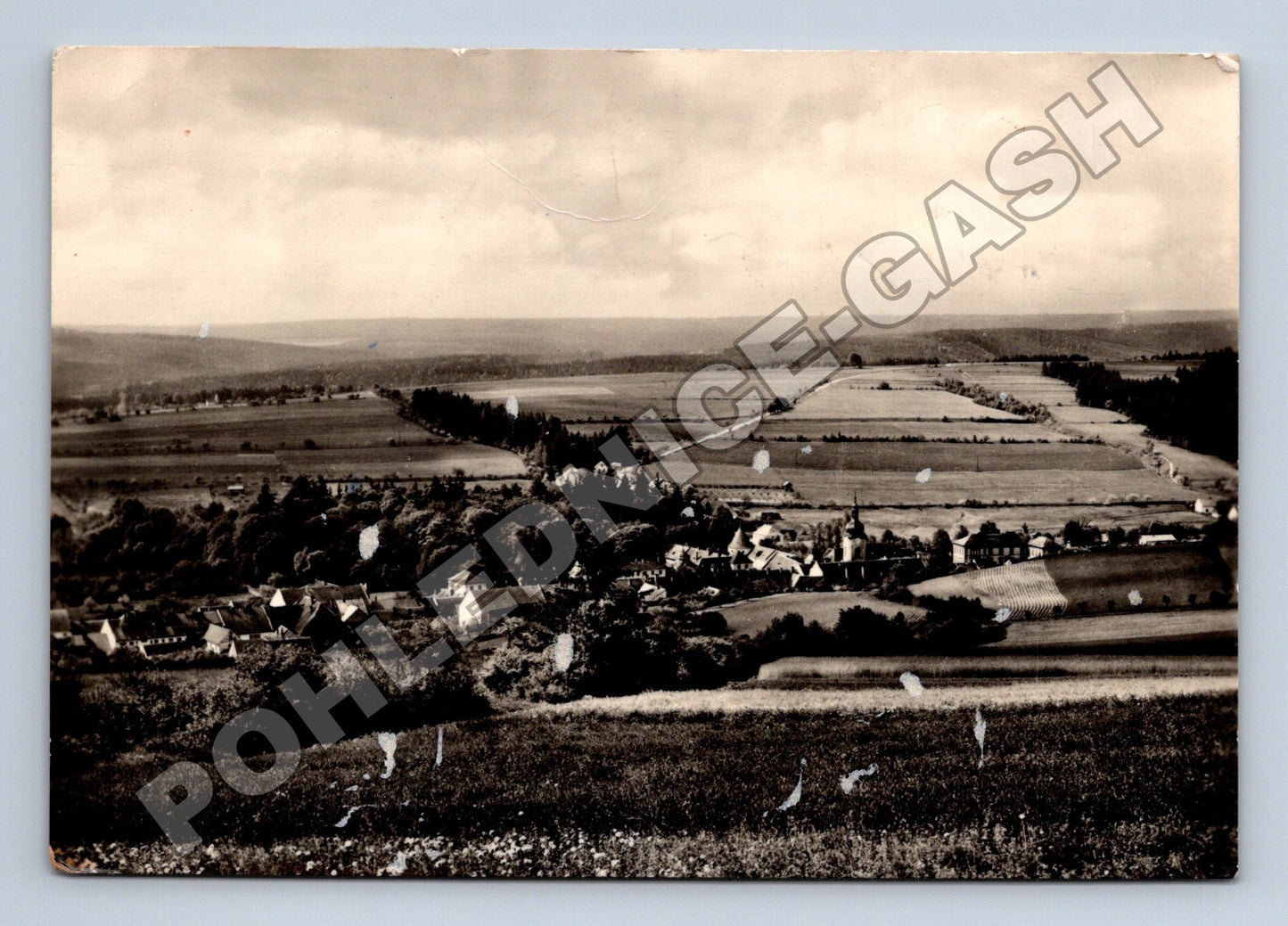 Pohlednice Manětín krajina 1960 (M35117)