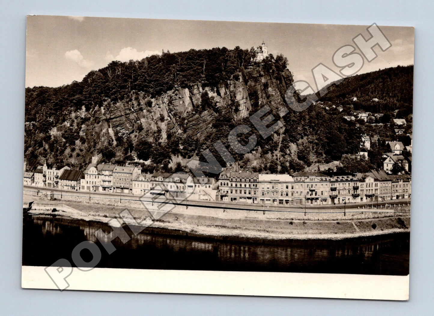 Pohlednice Děčín Labské nábřeží Pastýřská stěna (M35119)