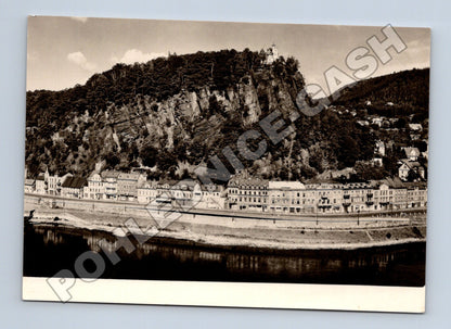 Pohlednice Děčín Labské nábřeží Pastýřská stěna (M35119)