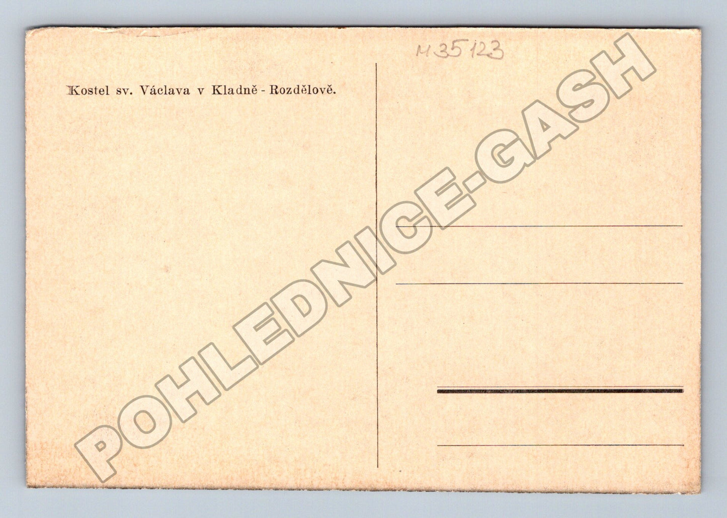 Pohlednice Kladno-Rozdělov kostel sv. Václava (M35123)