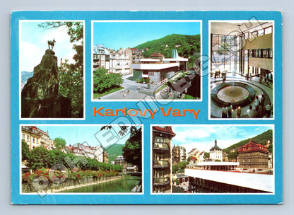 Pohlednice Karlovy Vary více motivů 1989 (M35127)