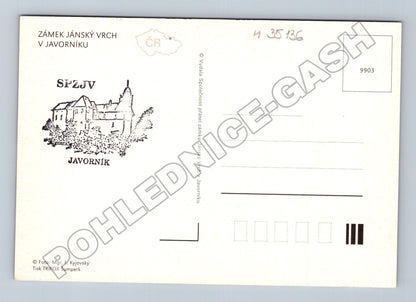 Pohlednice Zámek Jánský Vrch interiéry (M35136)