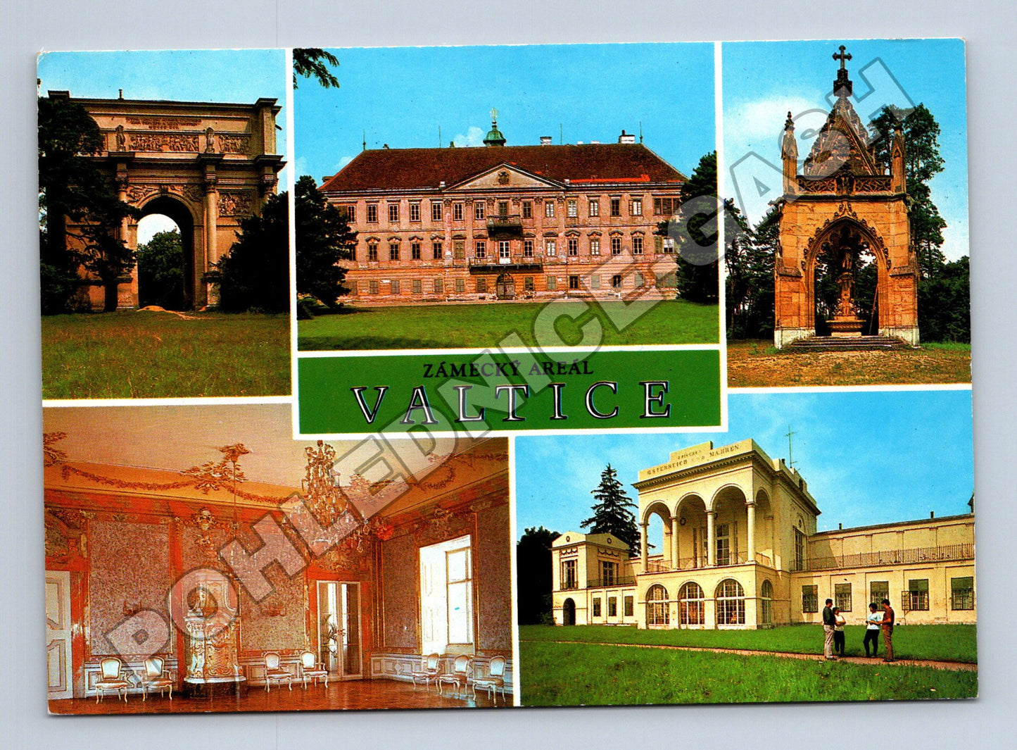 Pohlednice Valtice zámecký areál (M35139)