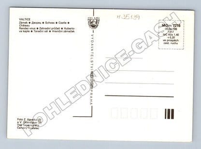 Pohlednice Valtice zámecký areál (M35139)
