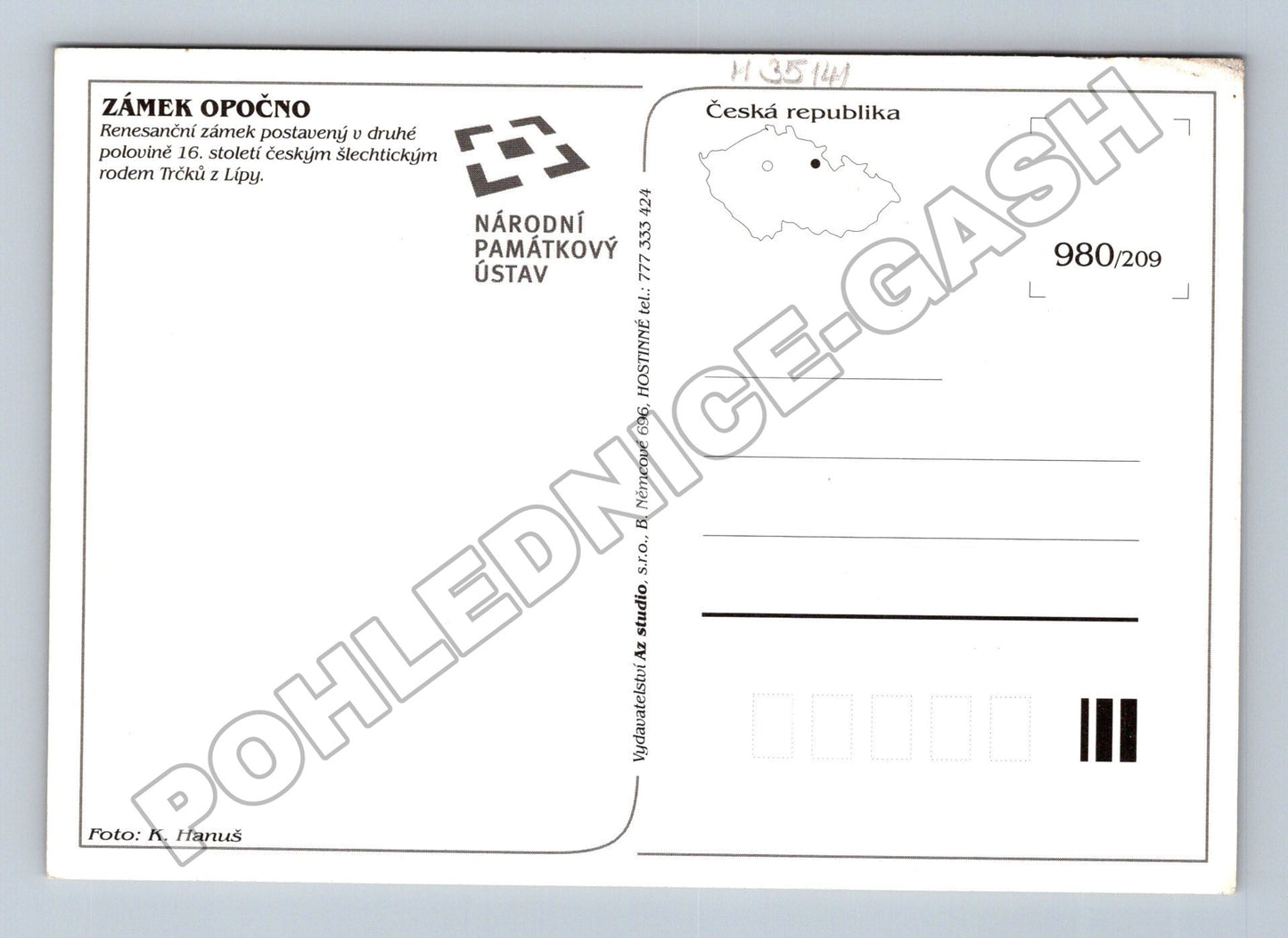 Pohlednice Opočno Zámek koláž (M35141)