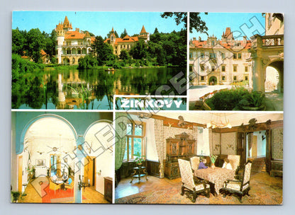 Pohlednice Žinkovy zámek 1988 (M35154)