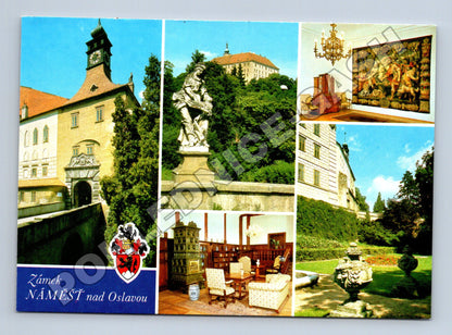Pohlednice Náměšť nad Oslavou zámek 1989 (M35155)