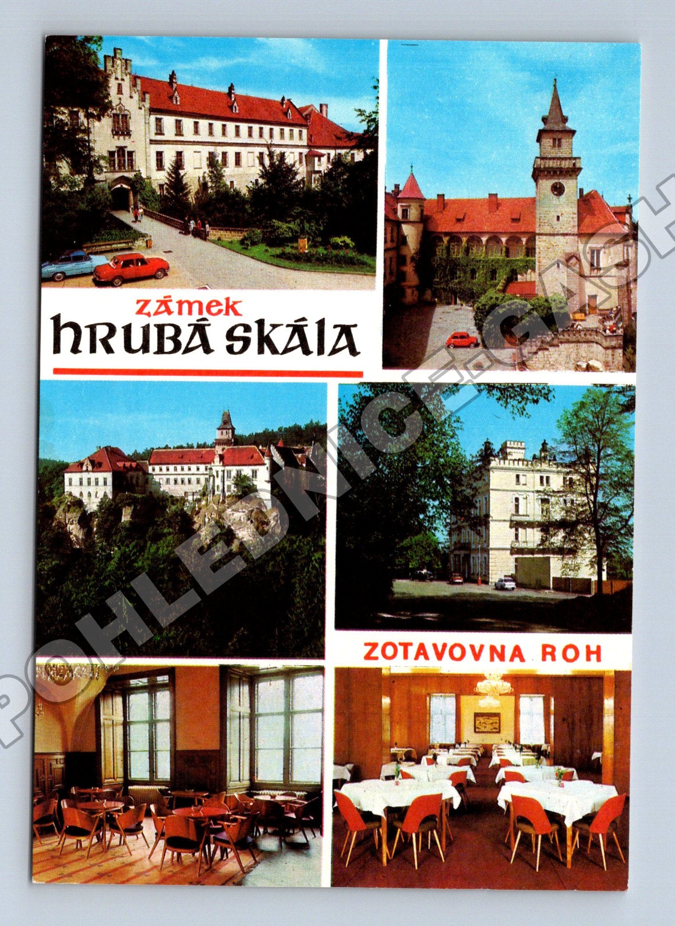 Pohlednice Hrubá Skála zámek Zotavovna ROH (M35164)